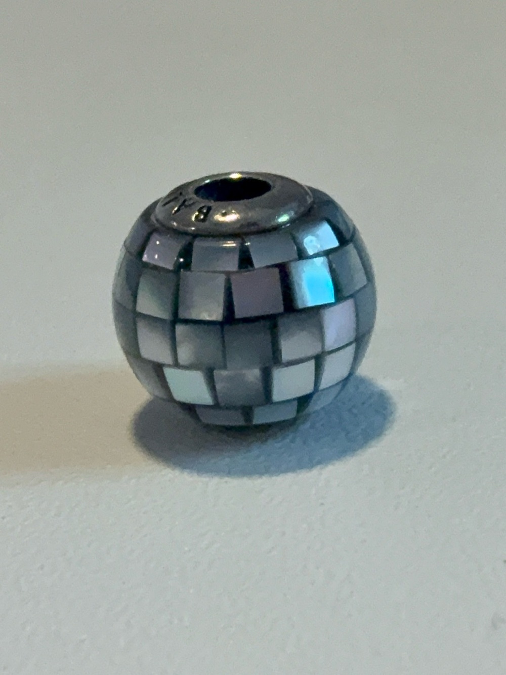 Pandora Essence Retired Charm - Blue-Gray “Balance”